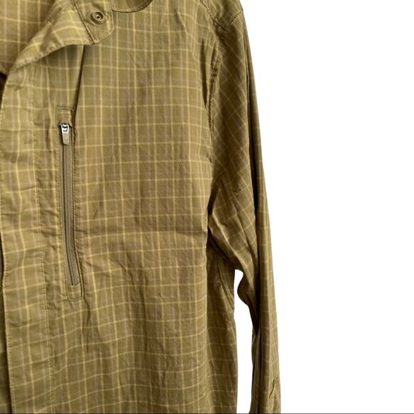 DULUTH UNTUCKED Alaskan Hardgear men's hiking shirt green plaid size MEDIUM - Picture 4 of 10